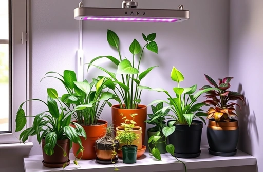 A grow bulb that screws into any lamp to fix low-light problems.