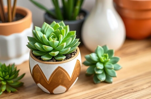 A real succulent that arrives potted, attractive, and nearly impossible to kill.