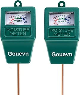 Gouevn 2-Pack Soil Moisture Meter for Indoor & Outdoor Plants