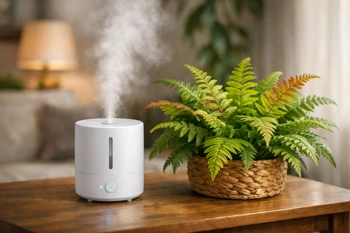 Small space. Thirsty ferns. Here's how to choose a humidifier that keeps tropical plants happy without emptying your wallet.