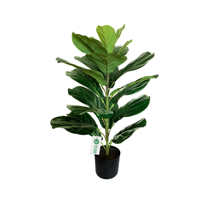 BESAMENATURE 30" Artificial Fiddle Leaf Fig Tree