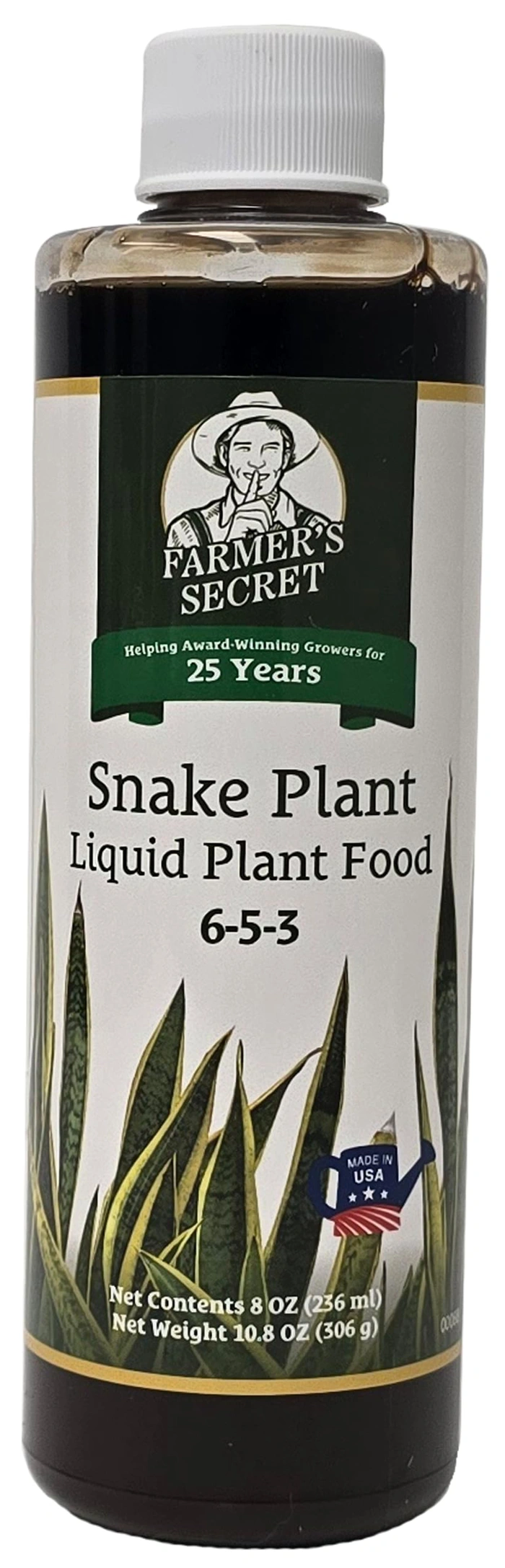 Farmer’s Secret 8oz Liquid Plant Food for Snake Plants