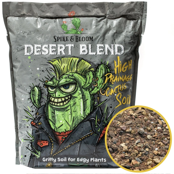 High Drainage Cactus & Succulent Soil Potting Mix - 4 Quarts